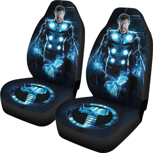 Thor Car Seat Covers MV Thor With Stormbreaker Seat Covers Black Blue