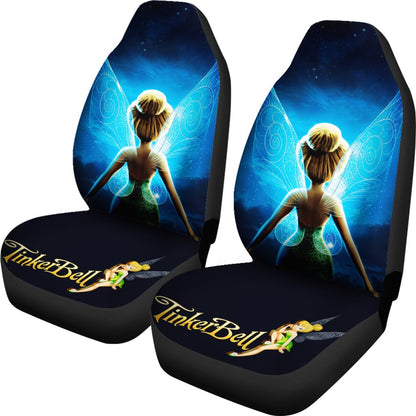 Tinker Bell Car Seat Covers Tinker Bell Back And Wings Seat Covers Black