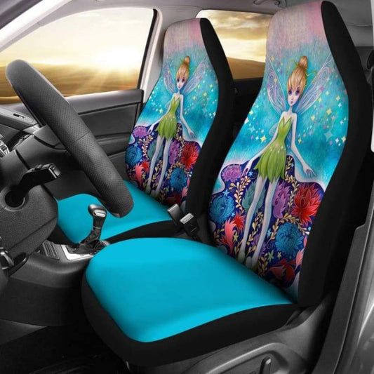 Tinker Bell Car Seat Covers Tinker Bell Baby And Flower Seat Covers Blue