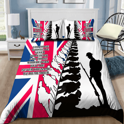 Veteran Bedding Set For Those Who Leave Never To Return Duvet Covers Black White Unique Gift