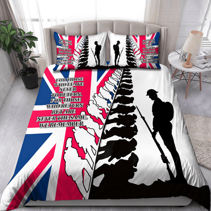 Veteran Bedding Set For Those Who Leave Never To Return Duvet Covers Black White Unique Gift