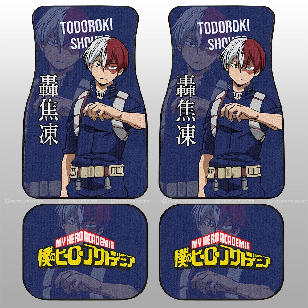 My Hero Academia Car Mats Todoroki Shouto Car Floor Mats