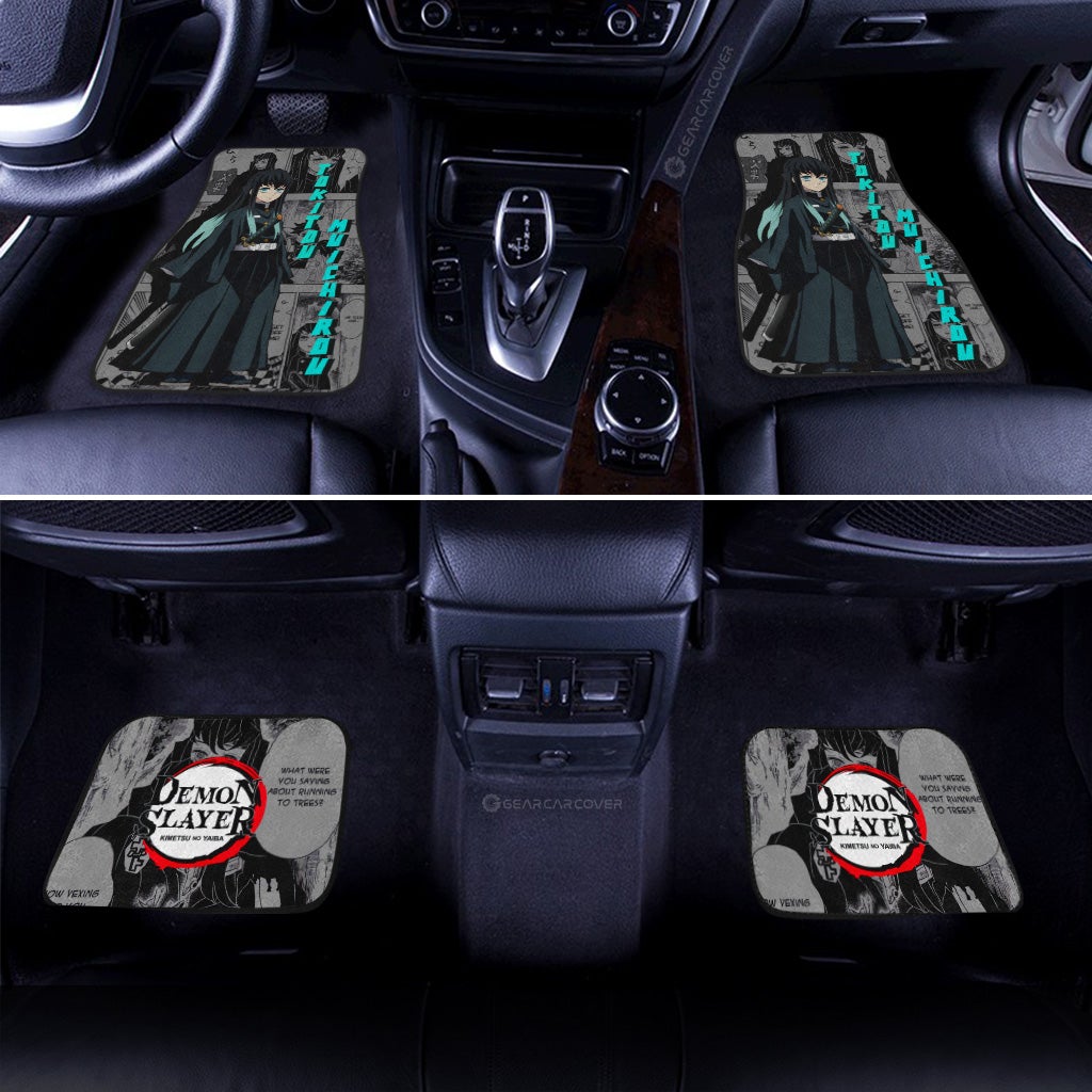 Demon Slayer Car Mats Tokitou Muichirou Car Floor Mats Mix Mangas Floor Mats