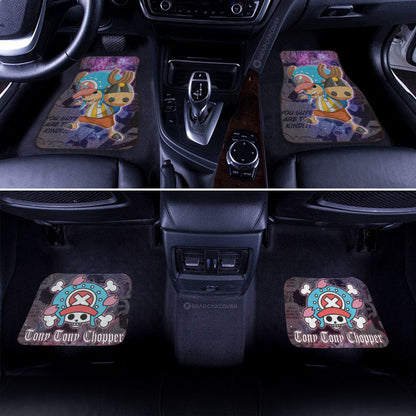 One Piece Car Mats Tony Tony Chopper Graphic Manga Pattern Jolly Roger Symbol Galaxy Car Floor Mats Colorful