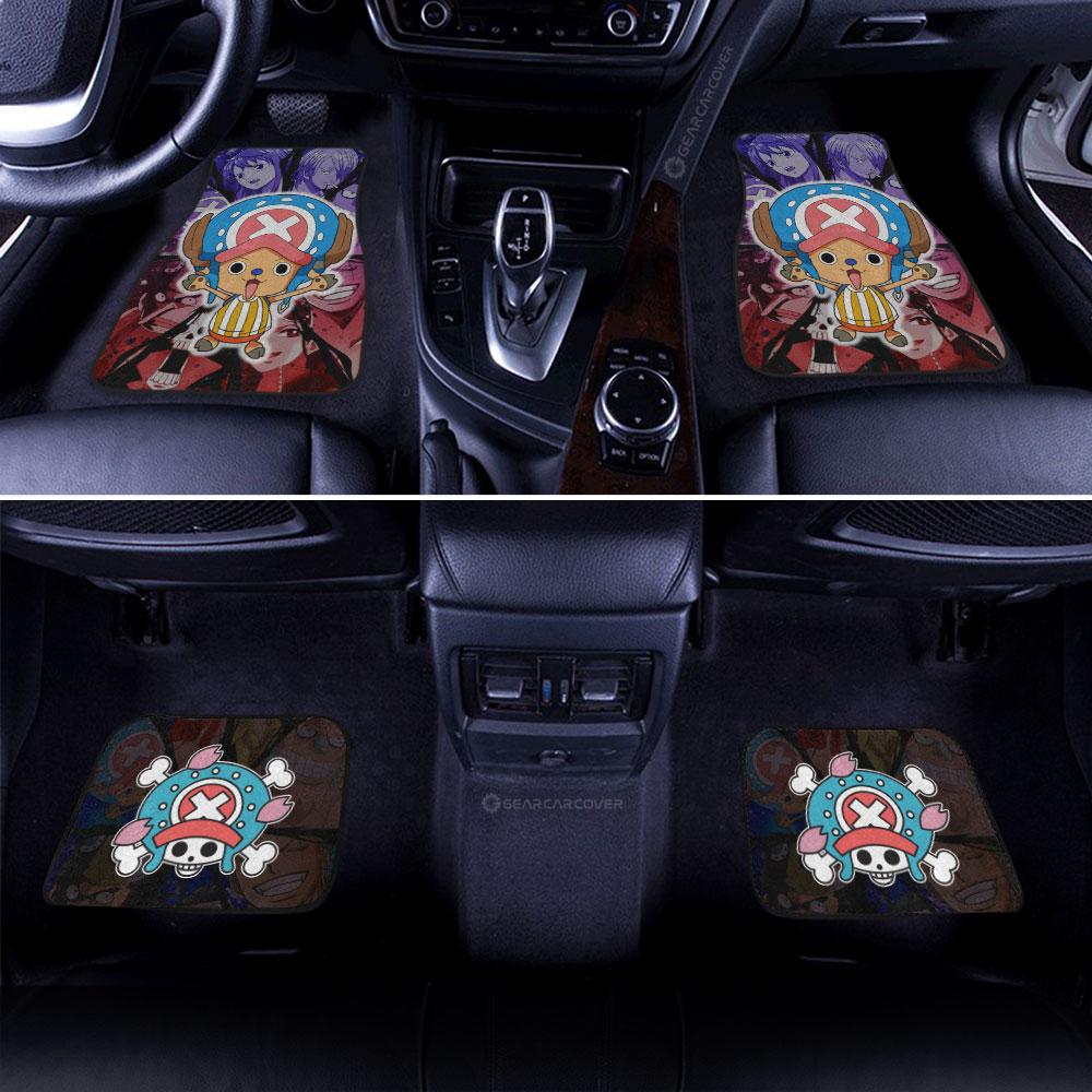 One Piece Car Mats Tony Tony Chopper And Other Characters Graphic Car Floor Mats Colorful