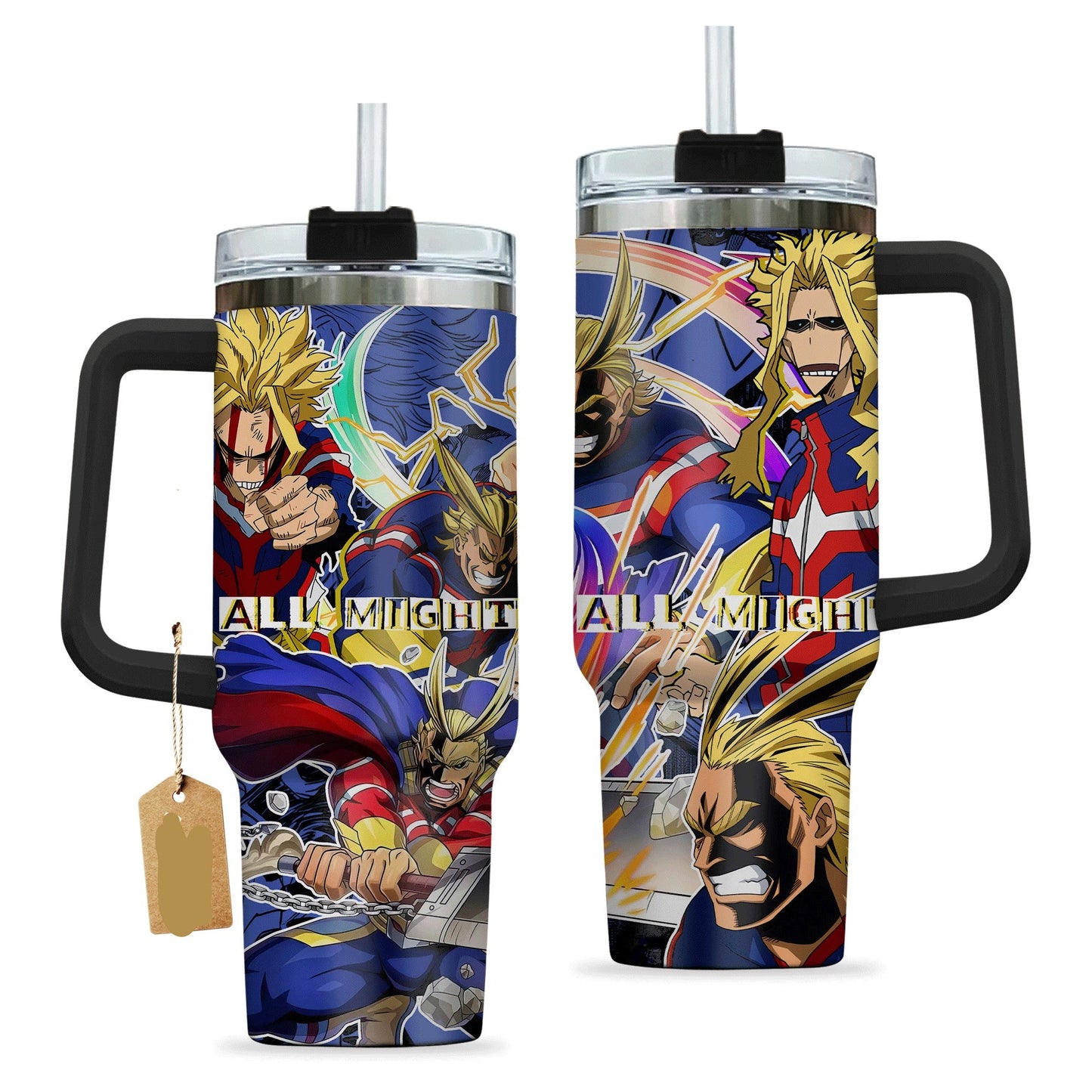 My Hero Academia 40 Oz Tumbler Toshinori Yagi All Might Character Tumbler 40 Oz Colorful