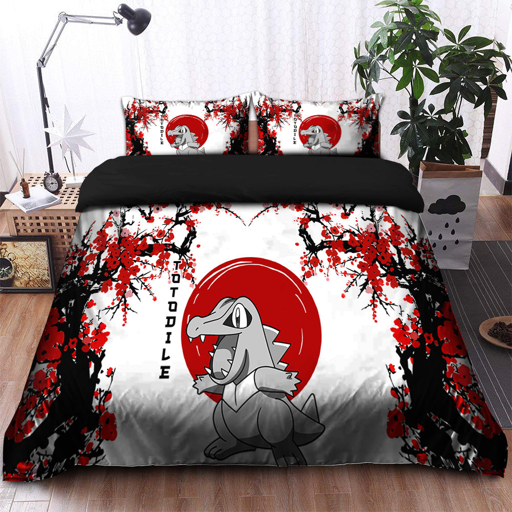 Totodile Japan Style Bedding Set