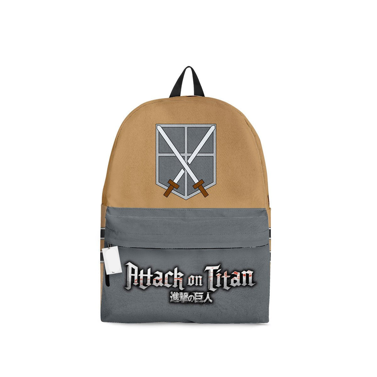 Attack On Titan Backpack Training Corps Suit Costume Backpacks Brown Gray