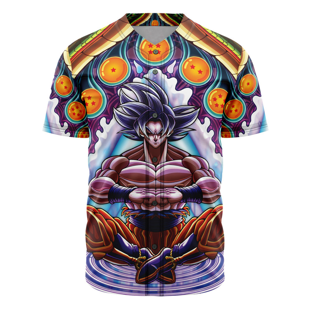 Dragon Ball Baseball Jersey Ultra Instinct Goku Dragon Ball Jersey Shirt Colorful Unisex Adult New Release