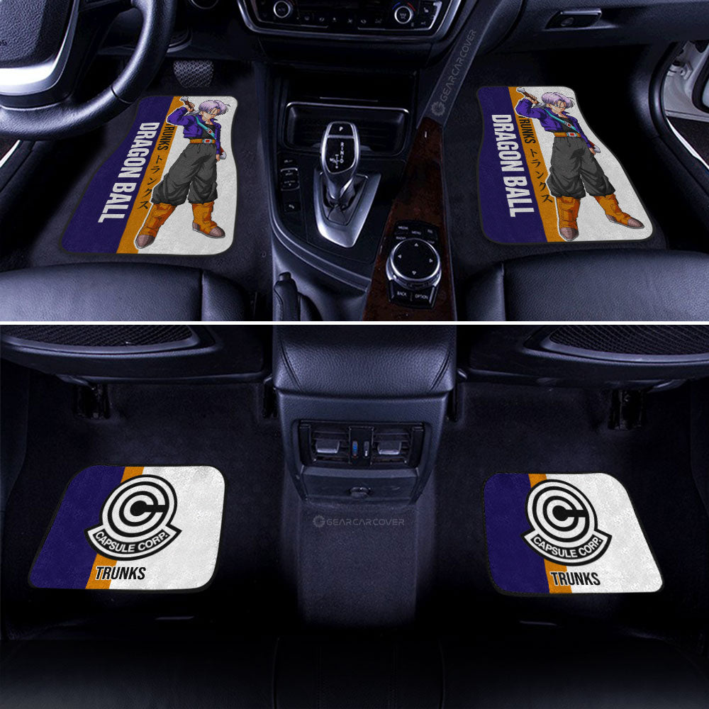 Dragon Ball Car Mats Trunks Car Floor Mats Car For Fans Car Floor Mats