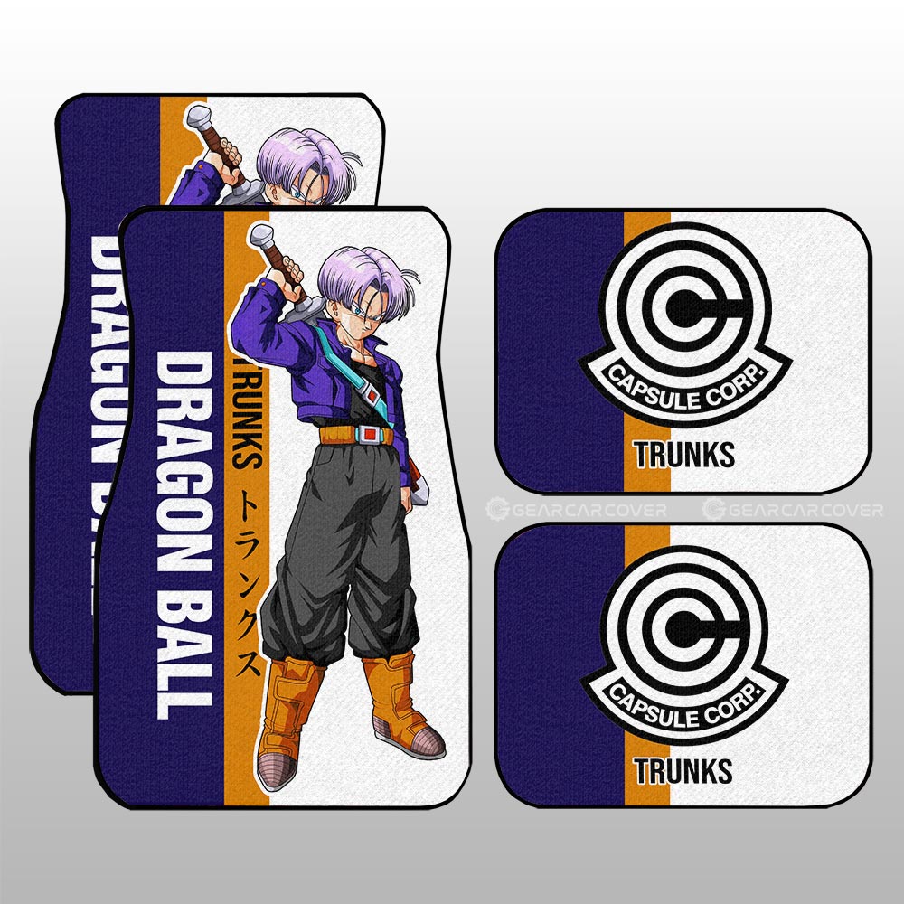 Dragon Ball Car Mats Trunks Car Floor Mats Car For Fans Car Floor Mats