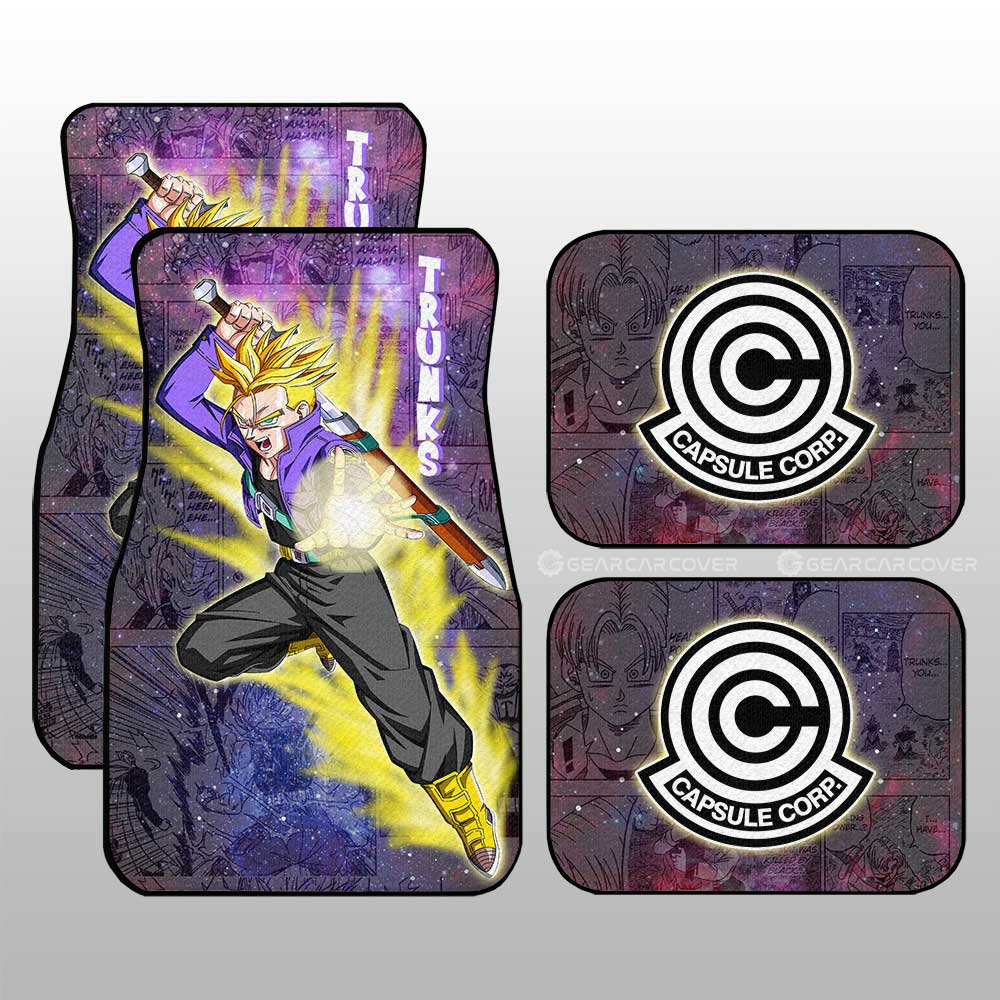 Dragon Ball Car Mats Trunks Car Floor Mats Galaxy Style Car Floor Mats