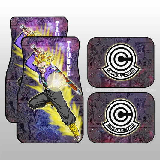 Dragon Ball Car Mats Trunks Car Floor Mats Galaxy Style Car Floor Mats