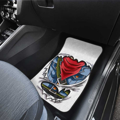 Dragon Ball Car Mats Trunks Uniform Car Floor Mats Dragon Ball AnimeFloor Mats