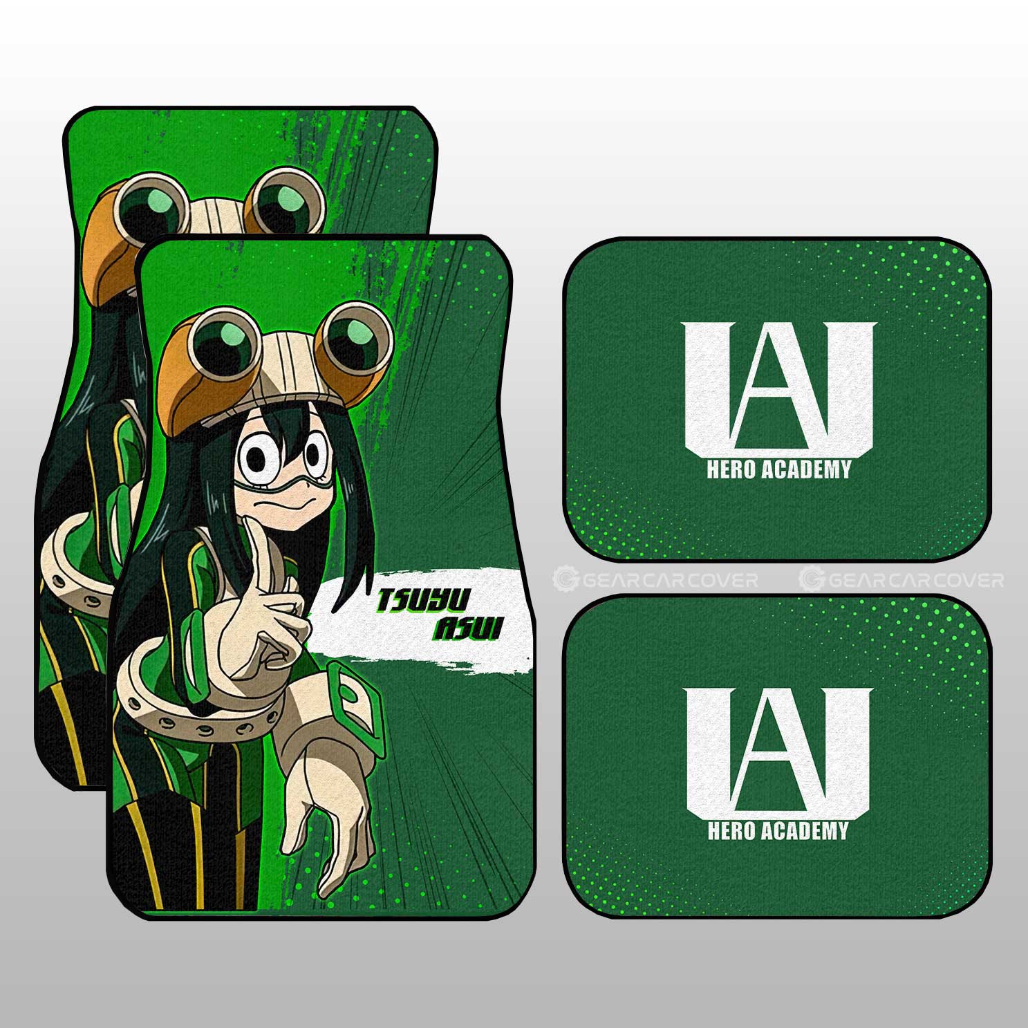 My Hero Academia Car Mats Tsuyu Asui Car Floor Mats