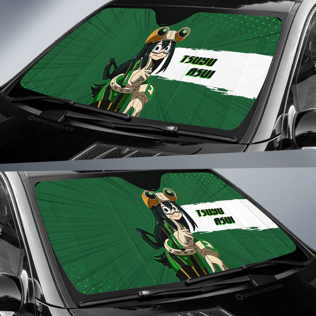 Tsuyu Asui Car Sunshade Custom For Fans