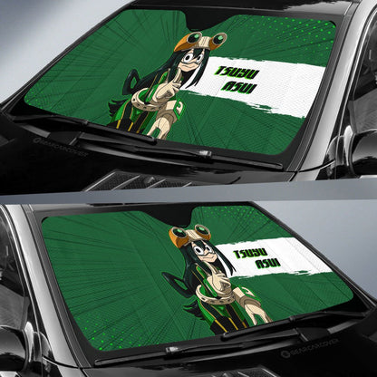 Tsuyu Asui Car Sunshade Custom For Fans