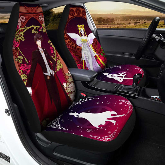 Sailor Moon Car Seat Covers Tuxedo Mask And Sailor Moon Seat Covers Red