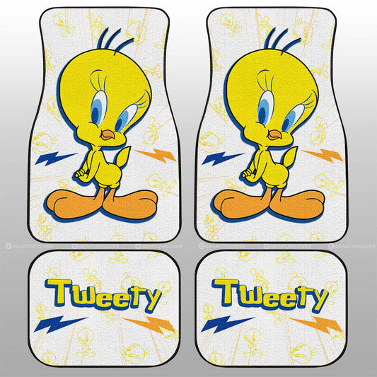 Looney Tunes Car Floor Mats Looney Tunes Cute Tweety Character Pattern Car Mats