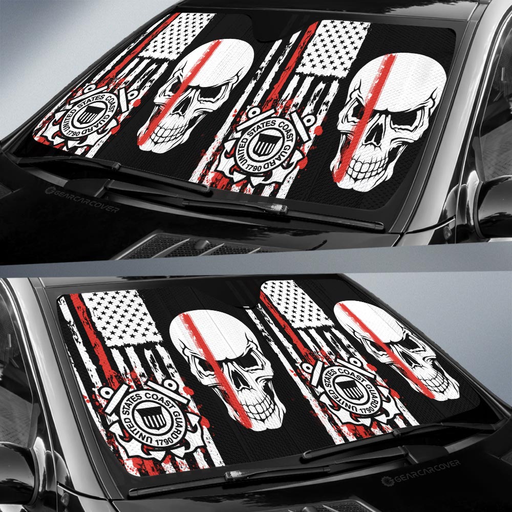 US Coast Guard Car Sunshade Custom Car Accessories