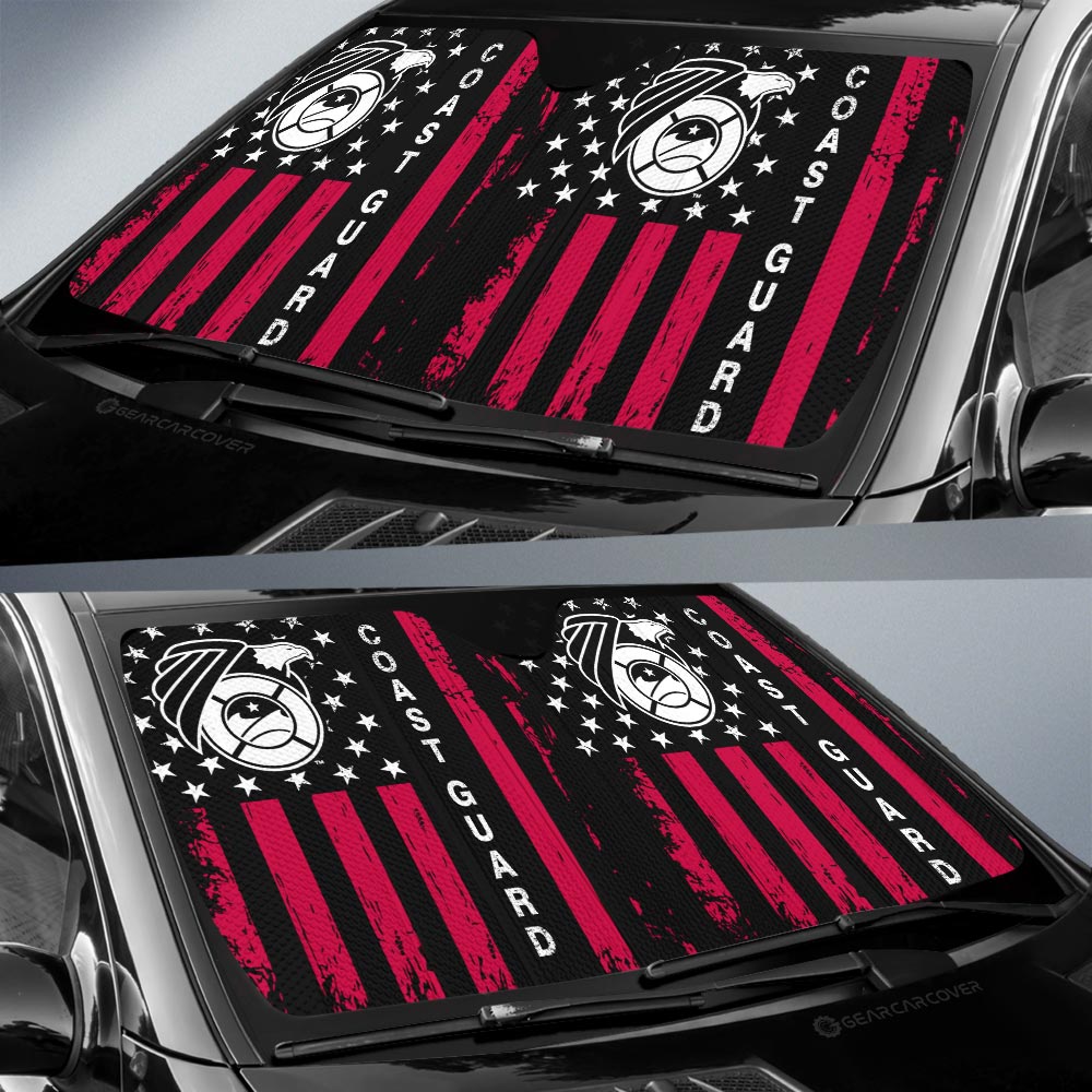 US Coast Guard Car Sunshade Custom Car Accessories