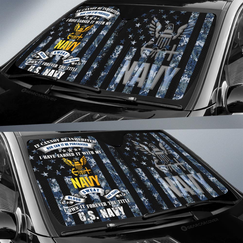 US Navy Car Sunshade Custom Car Accessories