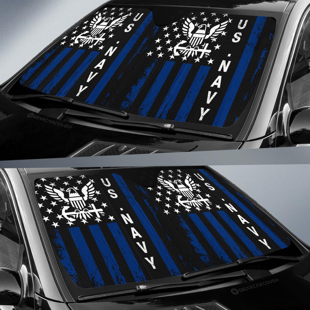 US Navy Car Sunshade Custom Car Accessories