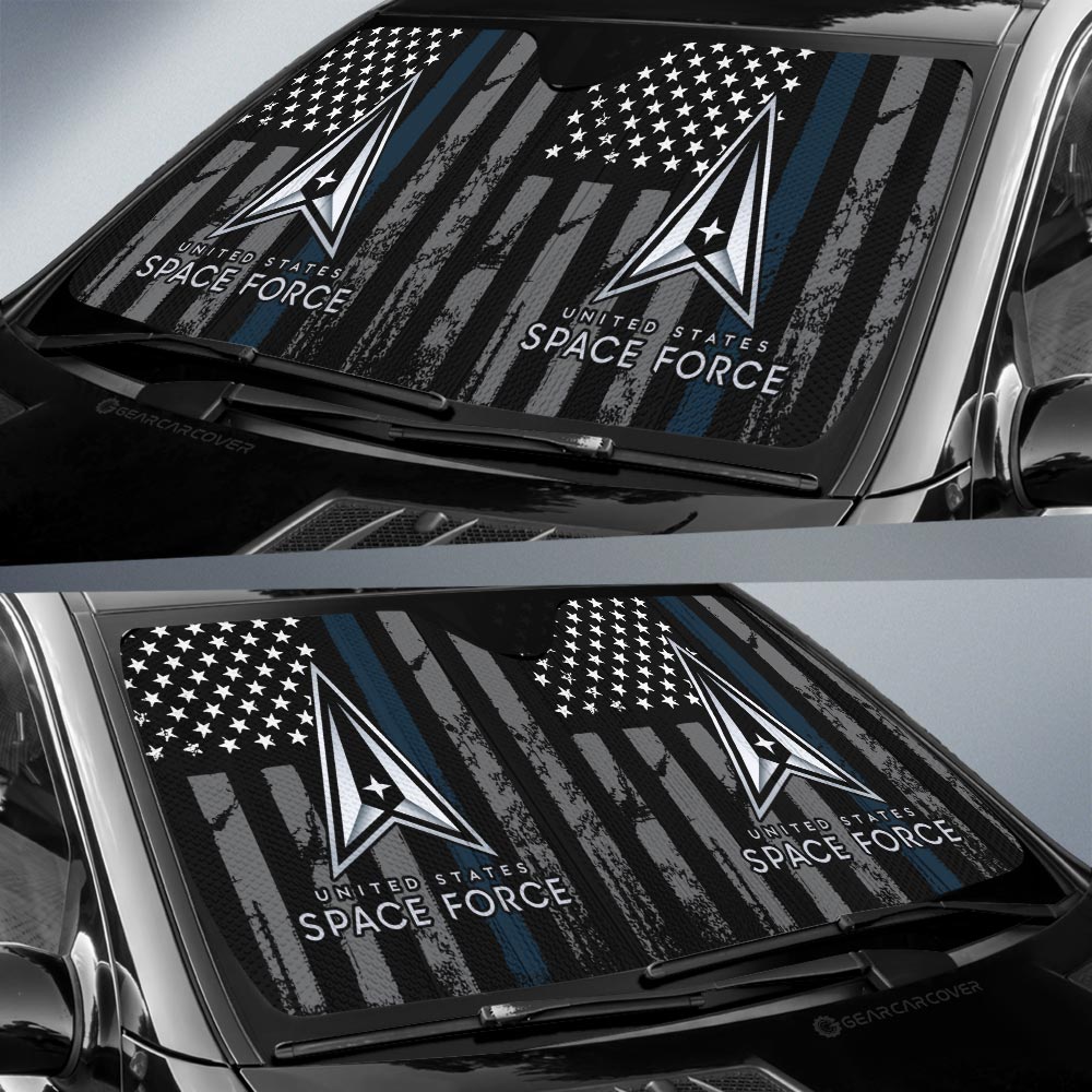 US Space Force Car Sunshade Custom Car Accessories