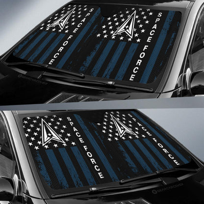 US Space Force Car Sunshade Custom Car Accessories