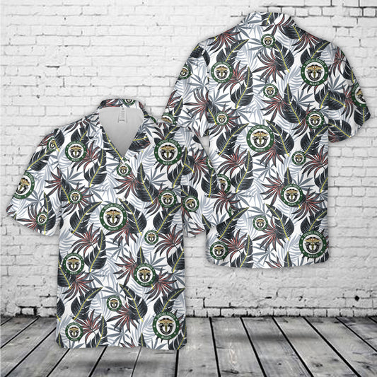 US Army Special Forces Medic 18Delta Veteran Hawaiian Shirt