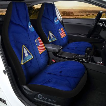 NASA Car Seat Covers NASA Staff Uniform Cosplay Seat Covers Blue