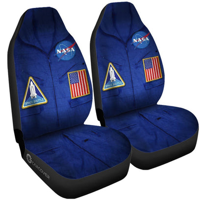 NASA Car Seat Covers NASA Staff Uniform Cosplay Seat Covers Blue