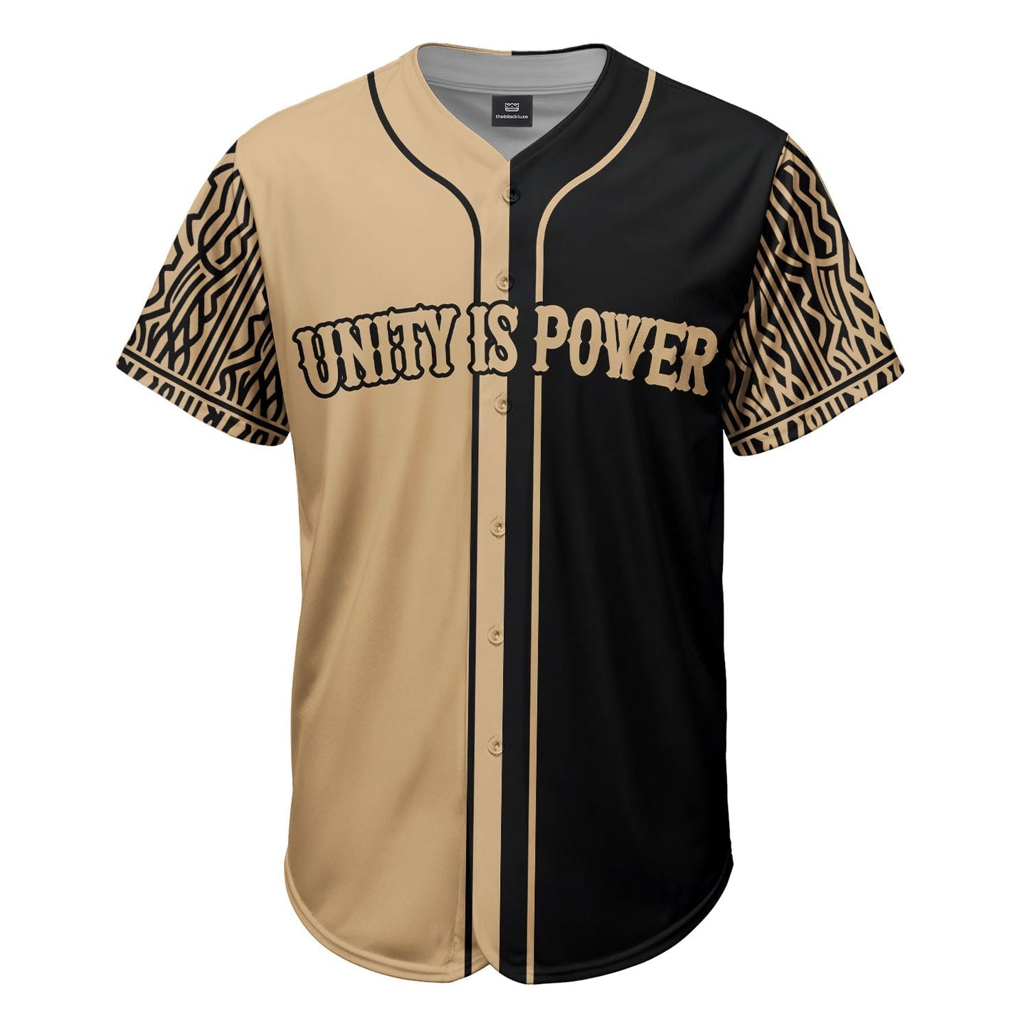 Unity & Diversity Is Power - African American Baseball Jersey - Gift for Black Dad, Grandpa, Husband