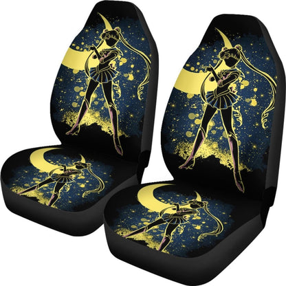 Sailor Moon Car Seat Covers Sailor Moon Usagi Tsukino Shadow Seat Covers Yellow