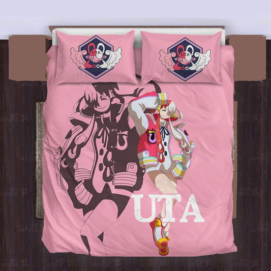 One Piece Bedding Set One Piece Uta Character Graphic Duvet Covers Pink Unique Gift