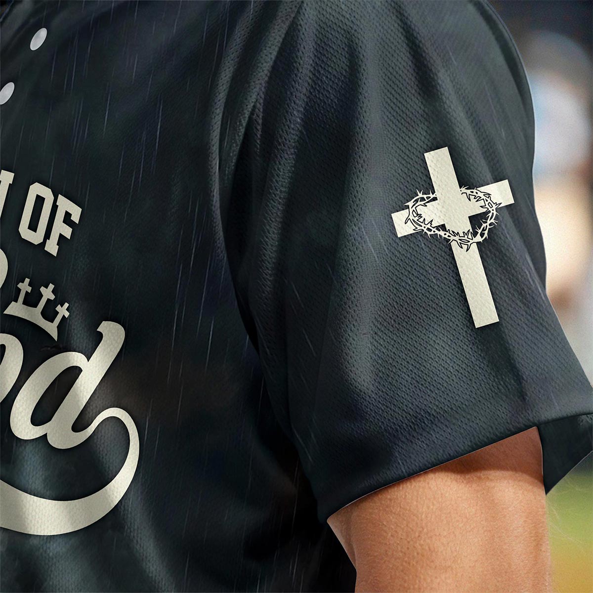 Man Of God Cross Baseball Jersey Bundle