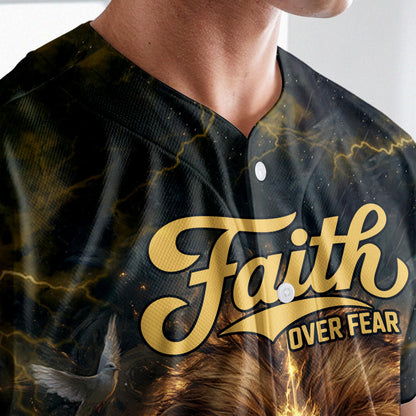 Faith Over Fear Divine Strength Baseball Jersey Bundle