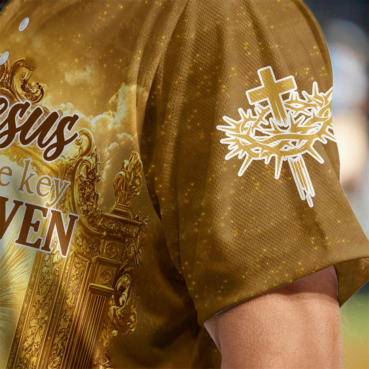 Jesus is the Key to Heaven Baseball Jersey Bundle