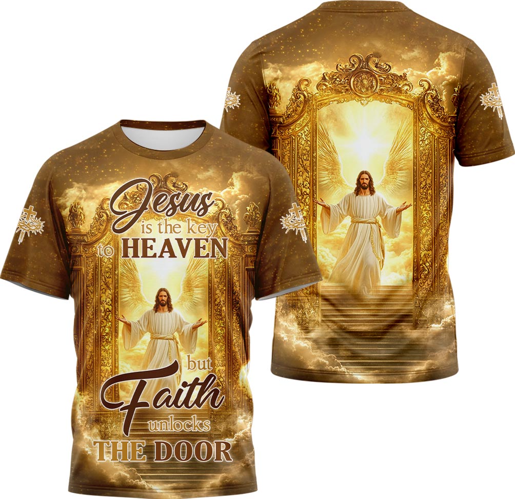 Jesus is the Key to Heaven 3D TShirt