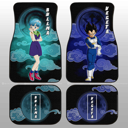 Dragon Ball Car Mats Vegeta And Bulma Car Floor Mats Demon Slayer Car Floor Mats