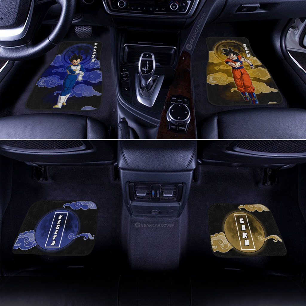 Dragon Ball Car Mats Vegeta And Goku Car Floor Mats Demon Slayer Car Floor Mats