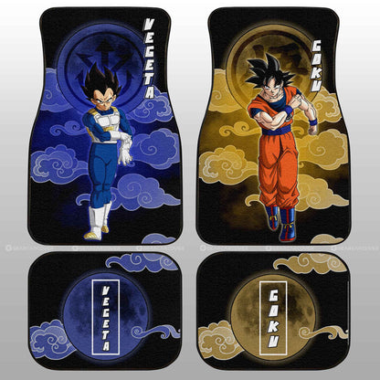 Dragon Ball Car Mats Vegeta And Goku Car Floor Mats Demon Slayer Car Floor Mats