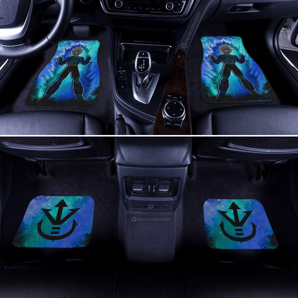 Dragon Ball Car Mats Vegeta Blue Car Floor Mats Anime Car Floor Mats