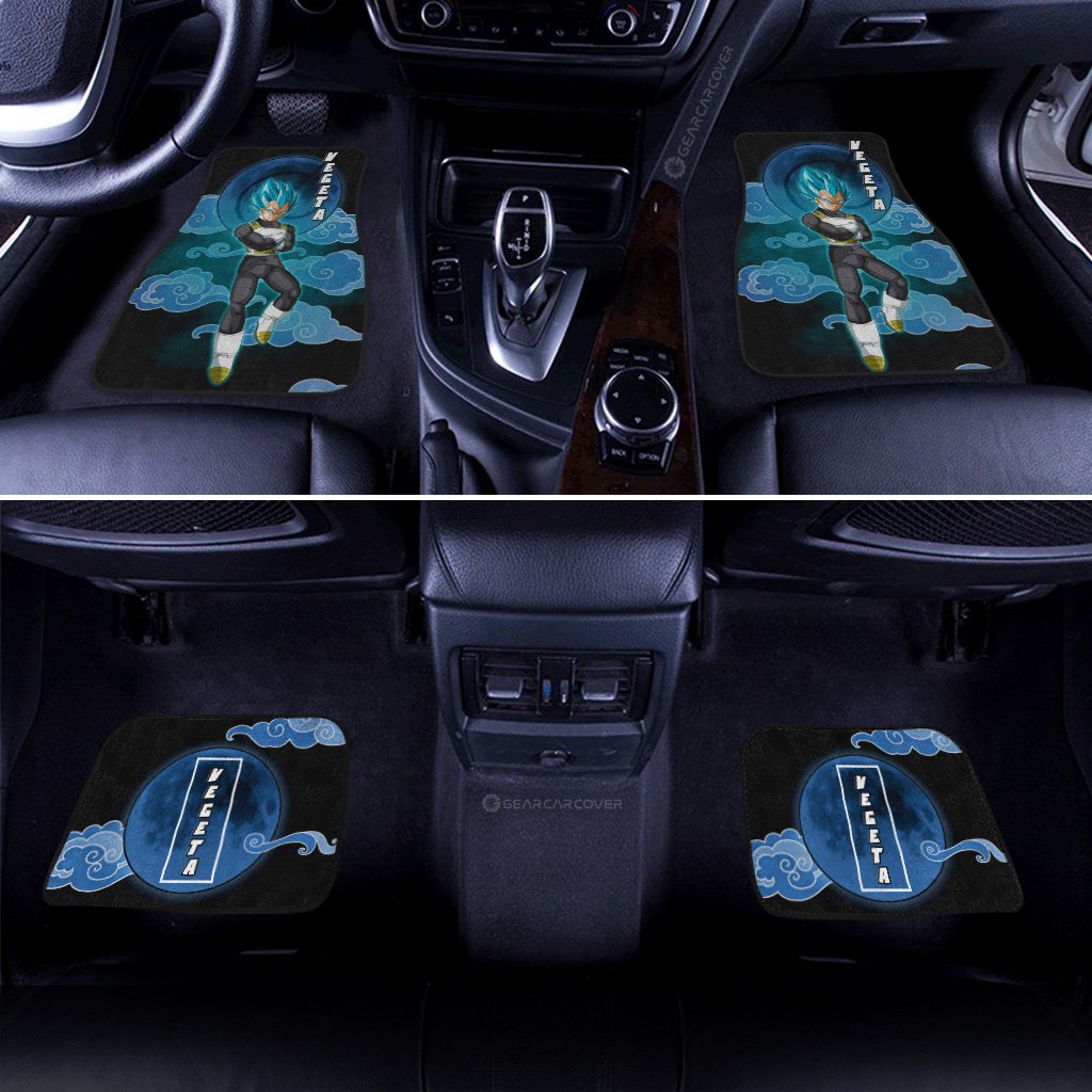 Dragon Ball Car Mats Vegeta Blue Car Floor Mats Demon Slayer Car Floor Mats