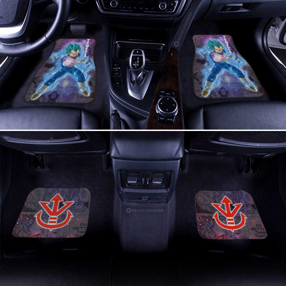 Dragon Ball Car Mats Vegeta Blue Car Floor Mats Galaxy Style Car Floor Mats