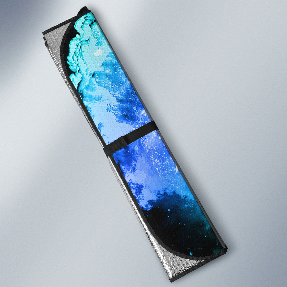 Vegeta Blue Car Sunshade Custom Anime Car Accessories
