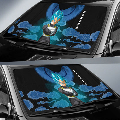 Vegeta Blue Car Sunshade Custom Car Accessories