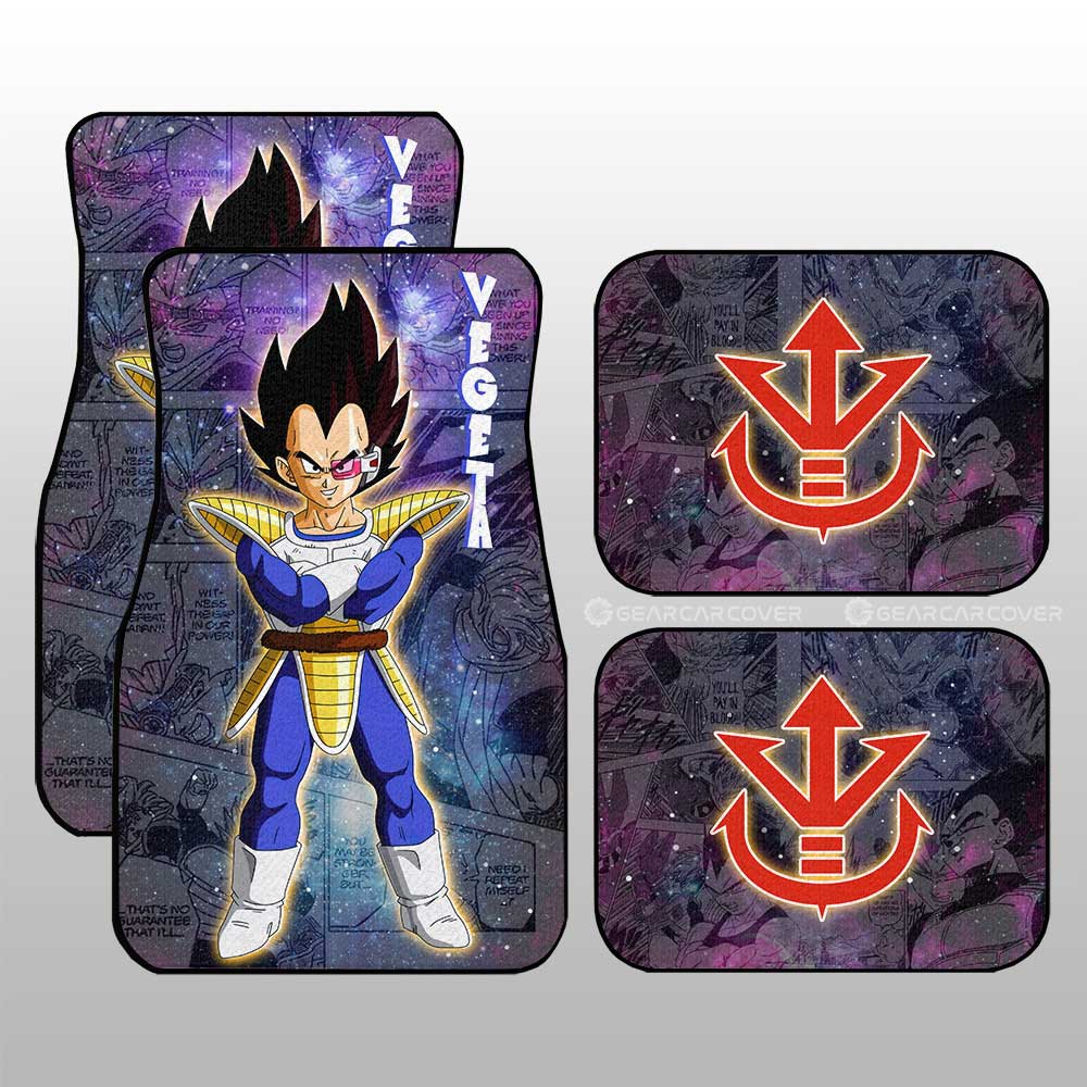 Dragon Ball Car Mats Vegeta Car Floor Mats Car Manga Galaxy Style Car Floor Mats