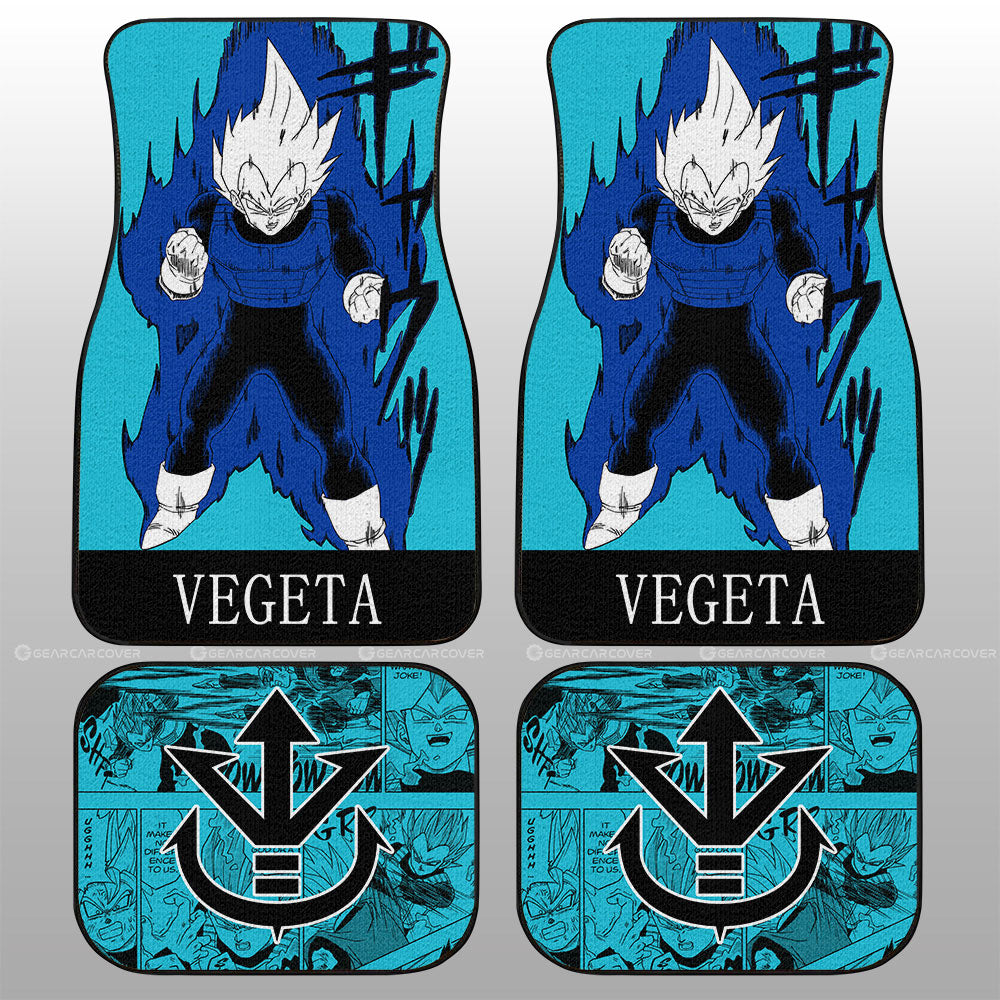 Dragon Ball Car Mats Vegeta Car Floor Mats Dragon Ball Anime Manga Color BlueFloor Mats