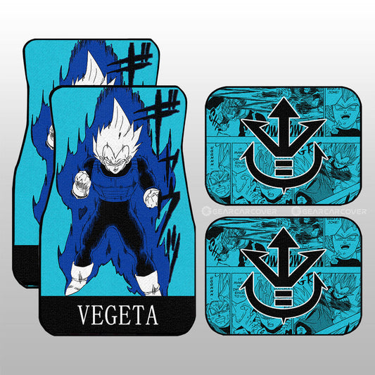 Dragon Ball Car Mats Vegeta Car Floor Mats Dragon Ball Anime Manga Color BlueFloor Mats